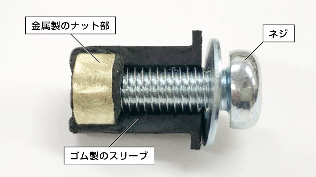 ウェルナットの断面画像